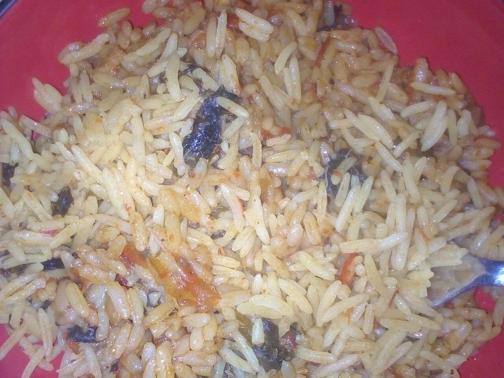FULL CHICKEN P0RRIDGE WITH YAM/PLANTAIN
